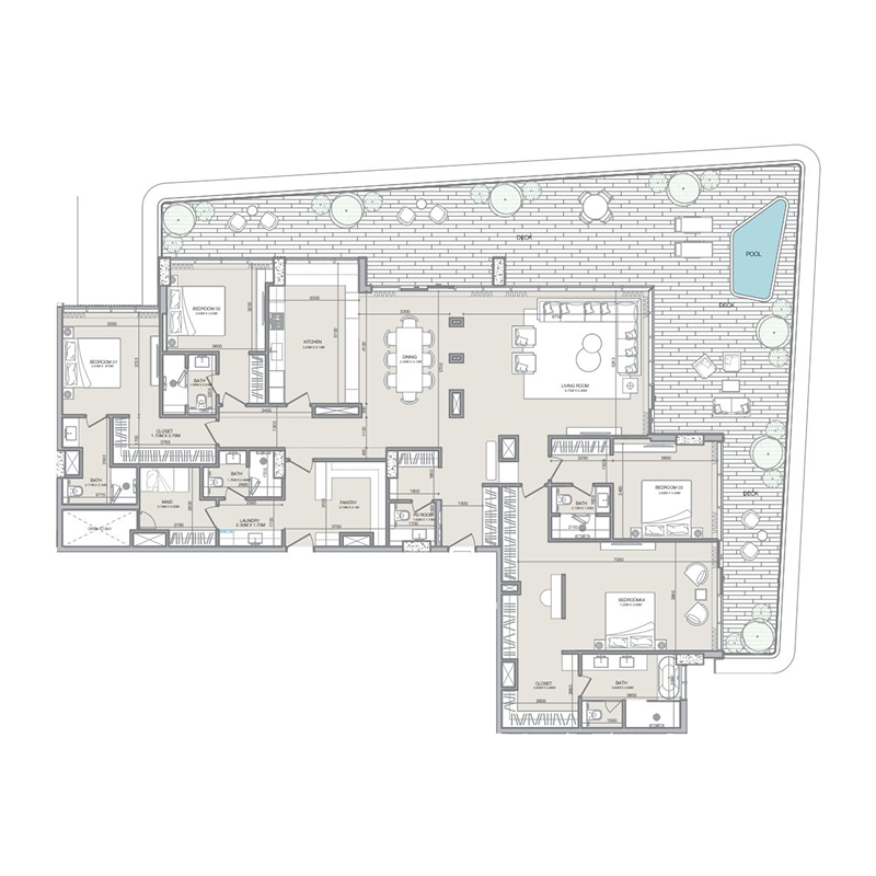 4 Bedroom Penthouse